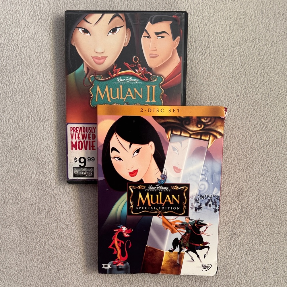 Walt Disney Mulan Special Edition 2-Disc and Mulan II DVD Set
